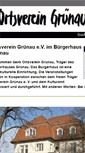 Mobile Screenshot of buergerhaus-gruenau.de